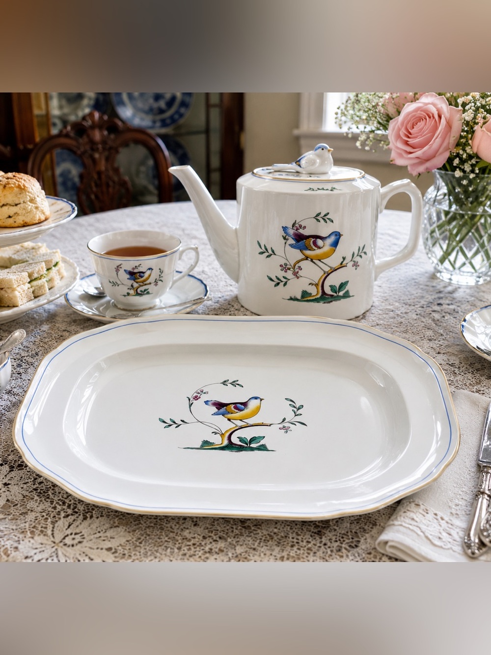 Spode Queen’s Bird Large Serving Platter